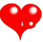 Gif animé coeur lapins